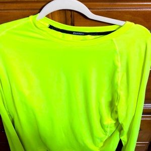 Neon yellow sport top